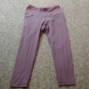 90 Degree by Reflex Mauve Purple 7/8 Crop Leggings